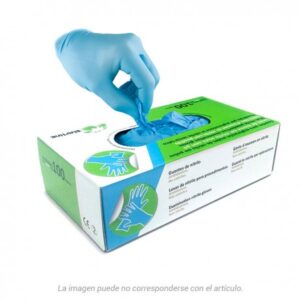 GUANTES NITRILO AZUL